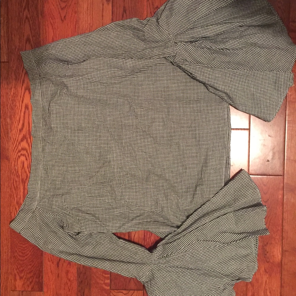 Off the shoulder bell sleeve top